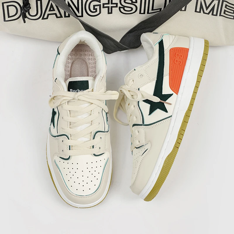 Men Shoes Sneakers Comfortable Mens Running Shoes Brand Trainers Lace up Platform Skateoard Shoes Hip Hop Footwear