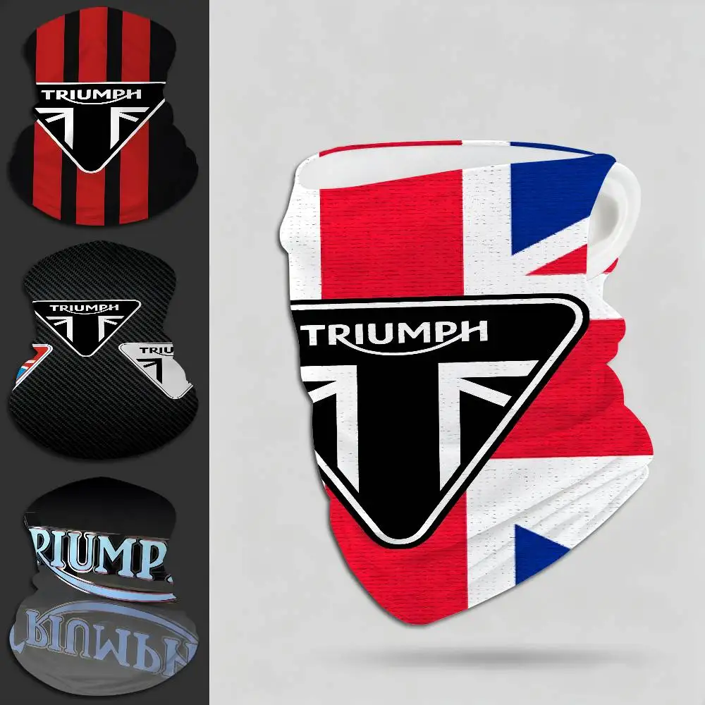 T-Triumph Classic-British-Motor Ice Silk Sunscreen Face Mask Multifunctional Neck Gaiter for Outdoor Riding Hiking Fishing
