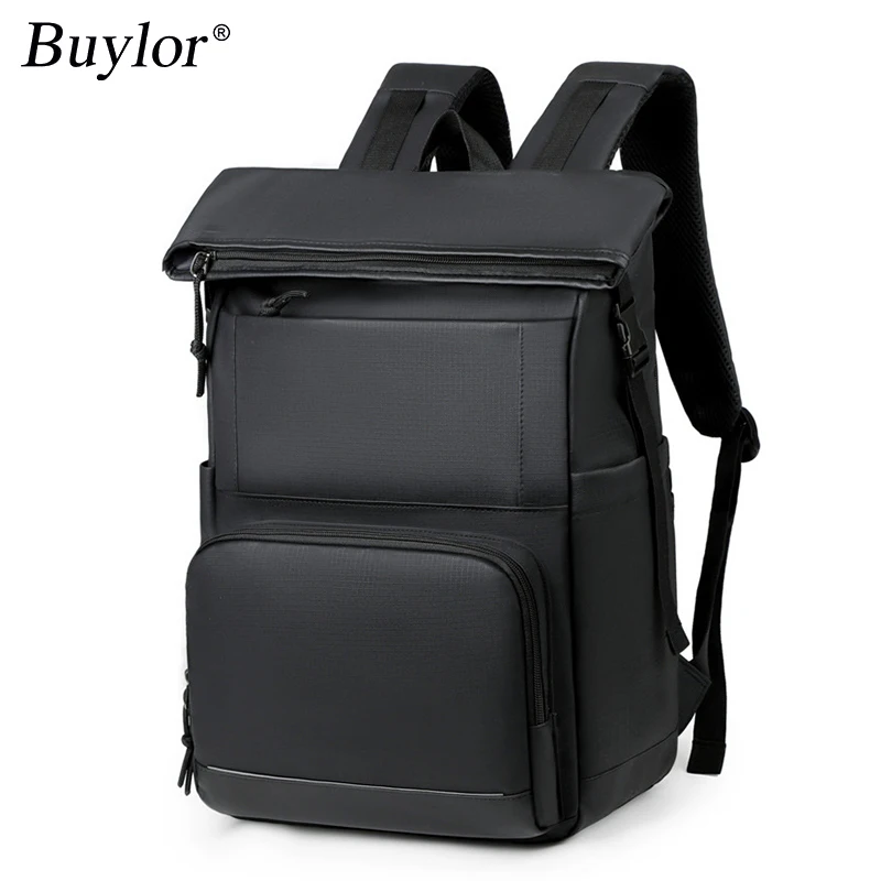 Buylor 2025 جديد متعدد الوظائف حقيبة ظهر للأعمال للرجال 15.6 بوصة حقيبة لابتوب سعة كبيرة التنقل على ظهره حقيبة مدرسية للطلاب #1