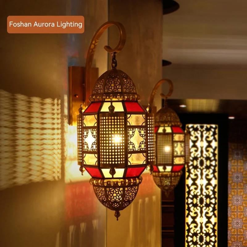 LED Modern Outdoor Wall Lamp Patio Balcony Outdoor Warm White Garden Waterproof Wall Lamp Villa Hotel Hanging Lamp