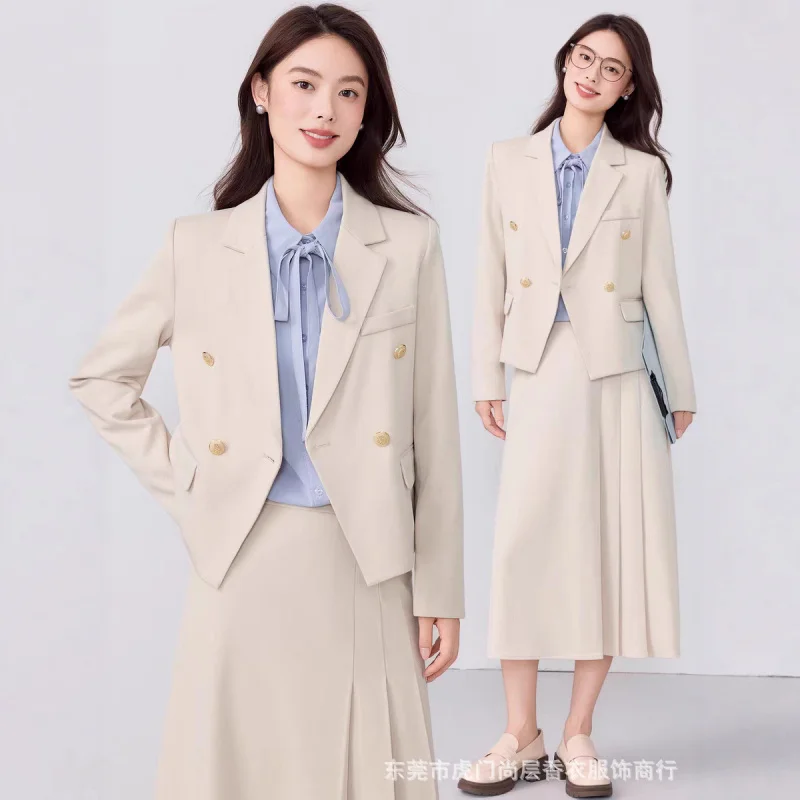 

High-end Women's Autumn Blazer2025New Commuting Teacher Certification Interview Outfit Professional Formal Women's Suit Blazer