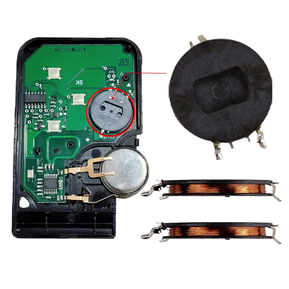 Repair Transformer Coil Super Charging Inductance Replacement Part For Renault Megane 2 3 Scenic Smart Card Key Case PCB Board