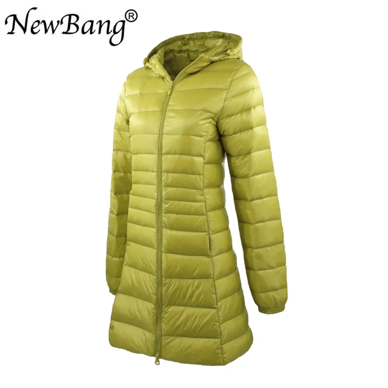 7XL 8XL Plus Long Down Jacket Women Winter Ultra Light Down Jacket Women With Hooded Down Coat Female Big Size Coats