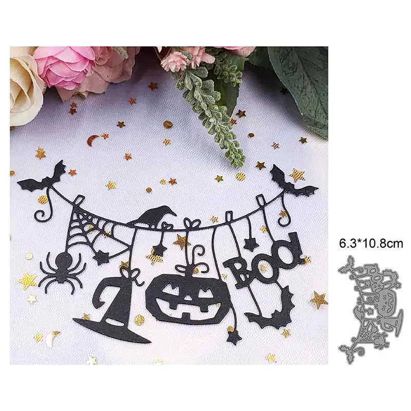 Cutting die Scrapbooking New arrival metal cutting dies 2023 Metal cutting molds DIY Halloween Ietter