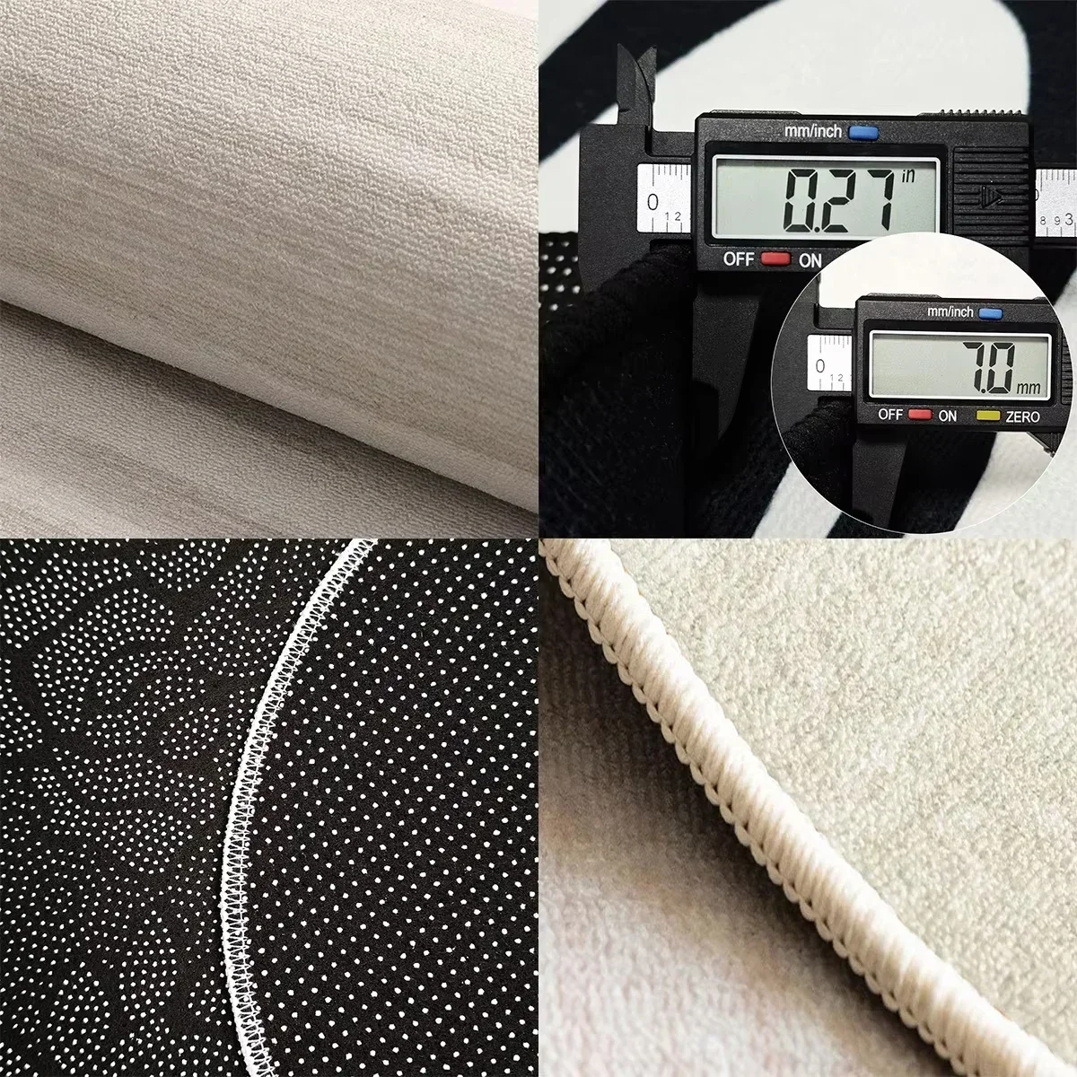 Kitchen Carpet Non-slip Wear-resistant Waterproof Floor Mat Gray Minimalist Pattern Rug Long Size Home Decoration Foot Mats 양탄자