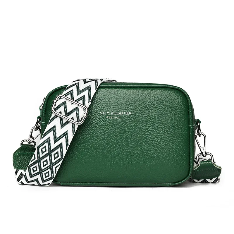 

NEW Genuine Leather Women Crossbody Bag Luxury Ladies Shoulder Bag Solid Color Coin Purse Shopping phone Bag Handbag For Girls