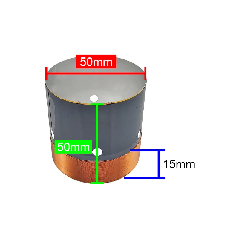 GHXAMP 50mm LoudSpeaker Voice Coil For 10 Inch 12 Inch 15 Inch Speaker Repair DIY 2pcs