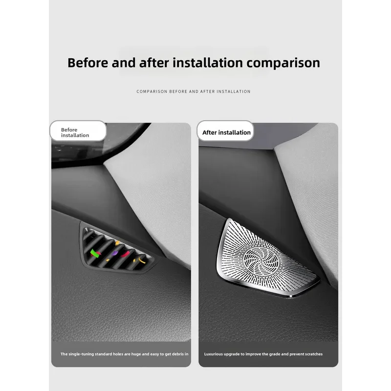 Voor Mercedes Benz W167 GLE X167 GLS C292 2020-2023 2024 2025 Dashboard Panel Airconditioner Outlet Stofkap luidspreker Hoorn Deksel