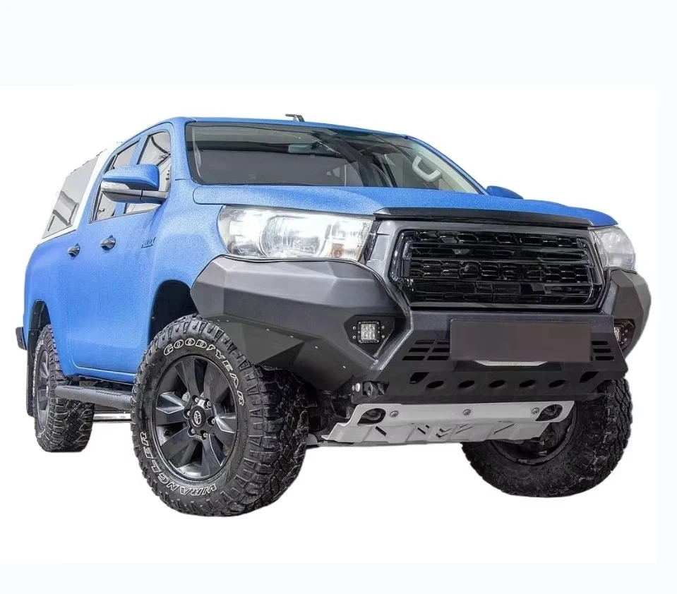 المصد الأمامي لقضيب الثور الفولاذي عالي التحمل لـ Hilux Rocco #3