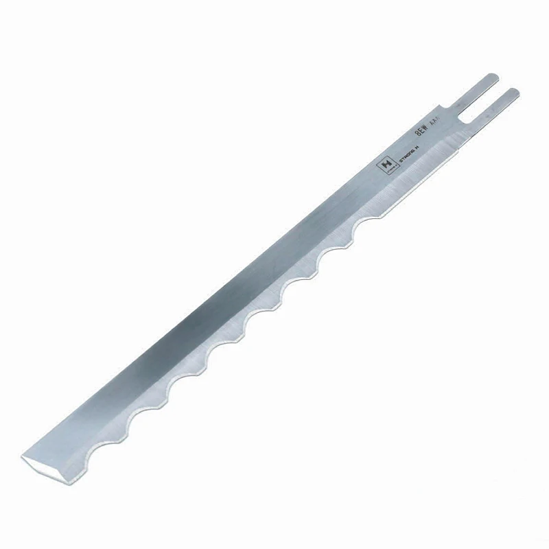 Wave Edge Blade For KM and Eastman Straight Cutting Machine Fabric Cut Knife Strong H 5,6,7,8,9,10,12,13inch Made By Alloy Steel