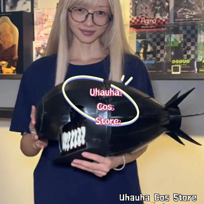 

Косплей-аксессуары Uhauha Cos*/Chainsan Reze: цепная пила, оружие, головной убор для фанатов аниме и игр, Bommb De-mon, аниме-аксессуары Blake Barrel