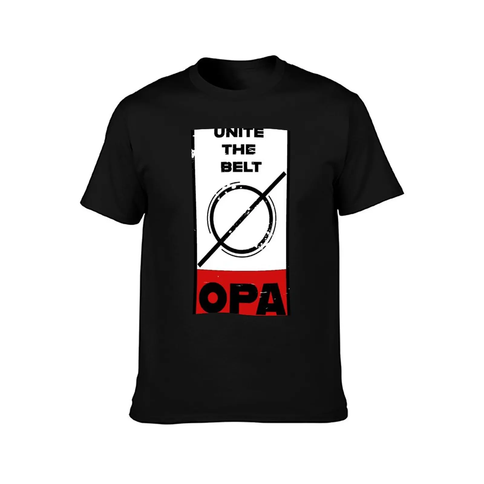 Unite the Belt OPA from the Expanse (Book logo) T-Shirt Athletic Fit Sports Short Sleeve Top T-Shirt