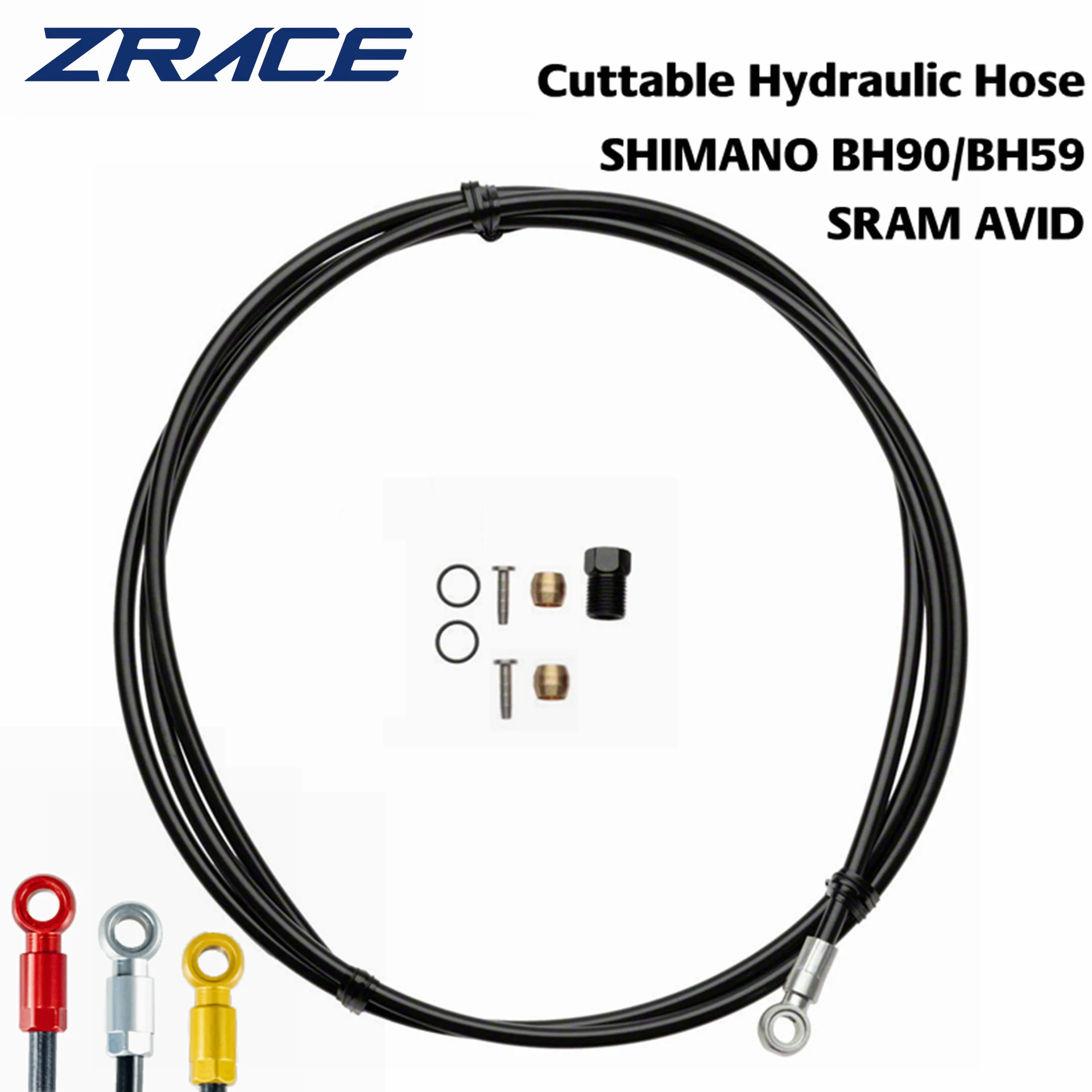 ZRACE Cuttable Hydraulic Brake Hose 1700mm for SHIMANO / SRAM / AVID,BH90 / BH59 / X0 / XX / E9 / E7 / E5 / E3