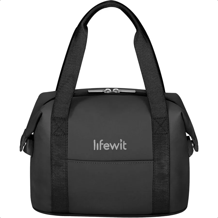 

Изолированный ланч-бокс для женщин, легкая сумка-тоут, многоразовая сумка для ланча, мягкий холодильник, большой ланч-бокс для работы, путешествий, для женщин, для взрослых