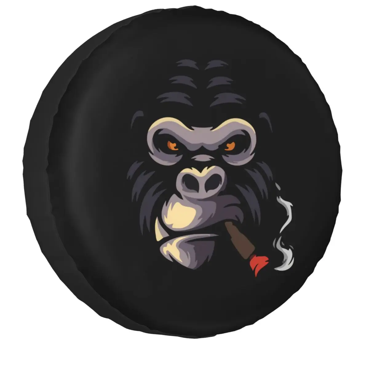 Monkey Smoking Spare Tire Cover for Toyota Mitsubishi Suzuki Jeep SUV Camper Car Wheel Protector Covers 14\