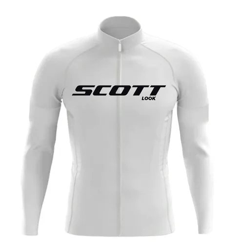 Imagen 2 del producto Jersey de ciclismo para hombre, manga larga, verano, primavera, bicicleta, Jersey largo, ropa de bicicleta de carretera, equipo profesional, ropa de ciclismo
