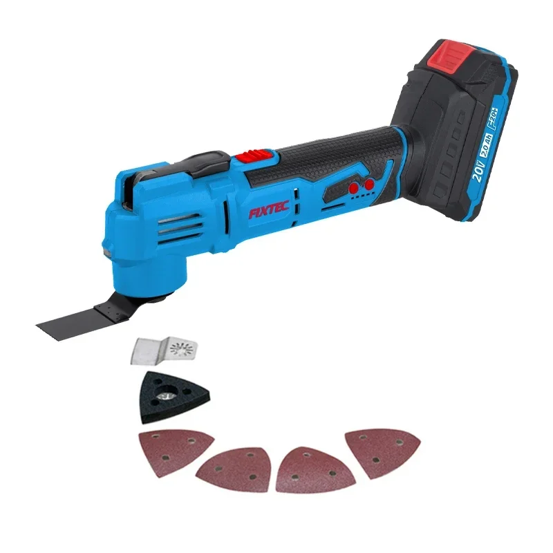 

FIXTEC 20V Multi Tool Cordless Oscillating Grinder Saw Multi-Function Battery Power Tool