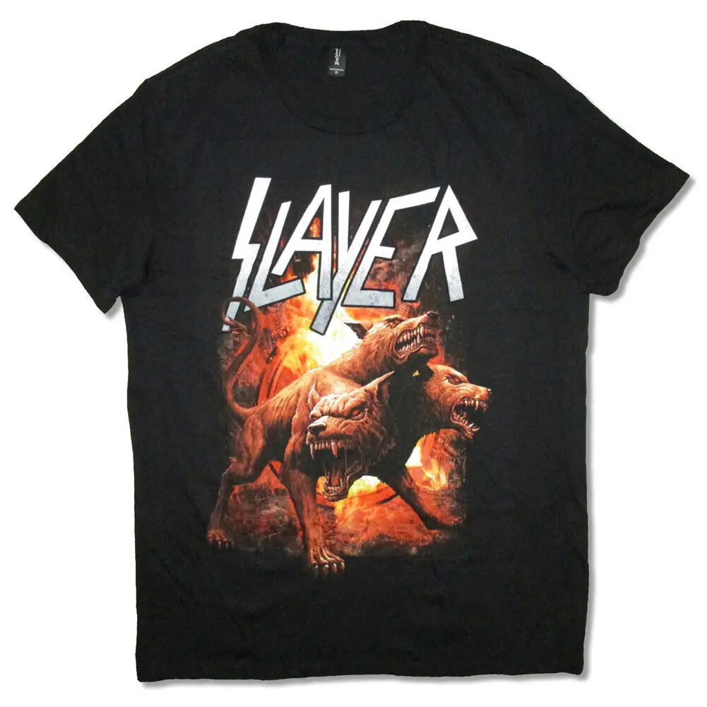 

Men's Slayer 3 Headed Dog T-shirt X-Small Black