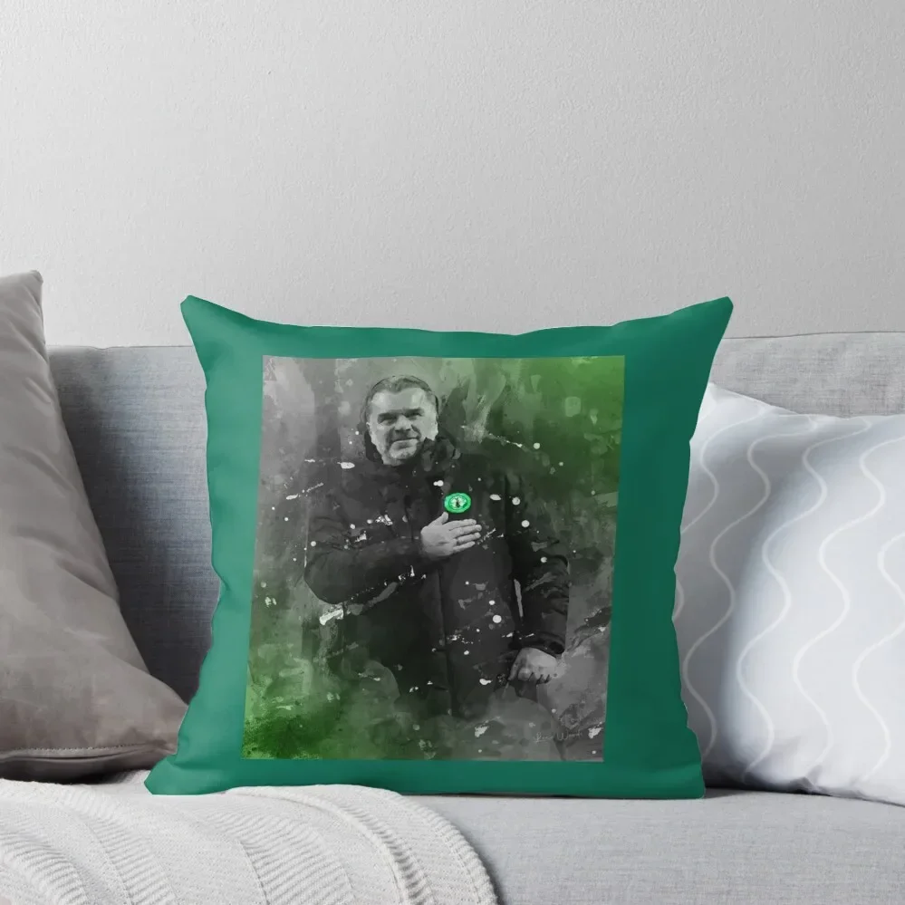 Ange Postecoglou Celtic Football Club Manager Art Throw Pillow Pillow Case Christmas Cushions pillow