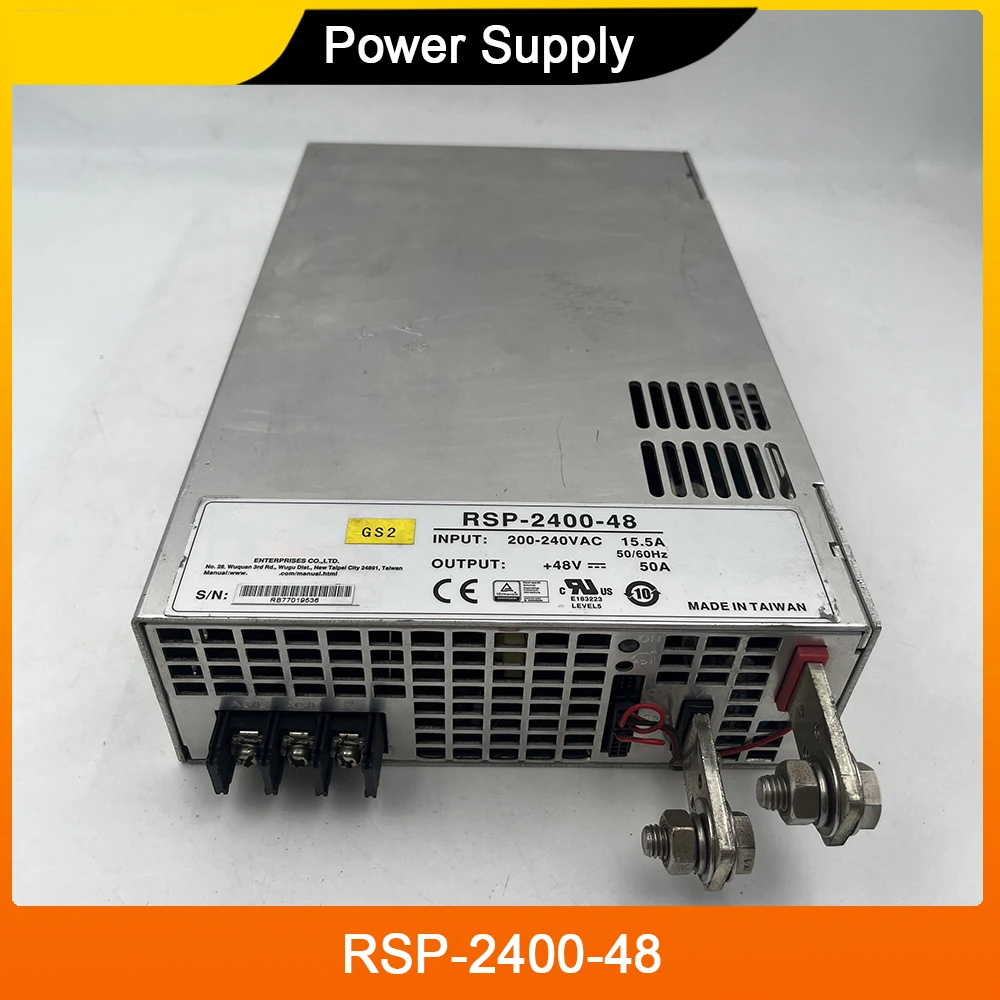 RSP-2400-48 For MW 50A 48V Switching Power Supply Adjustable Voltage