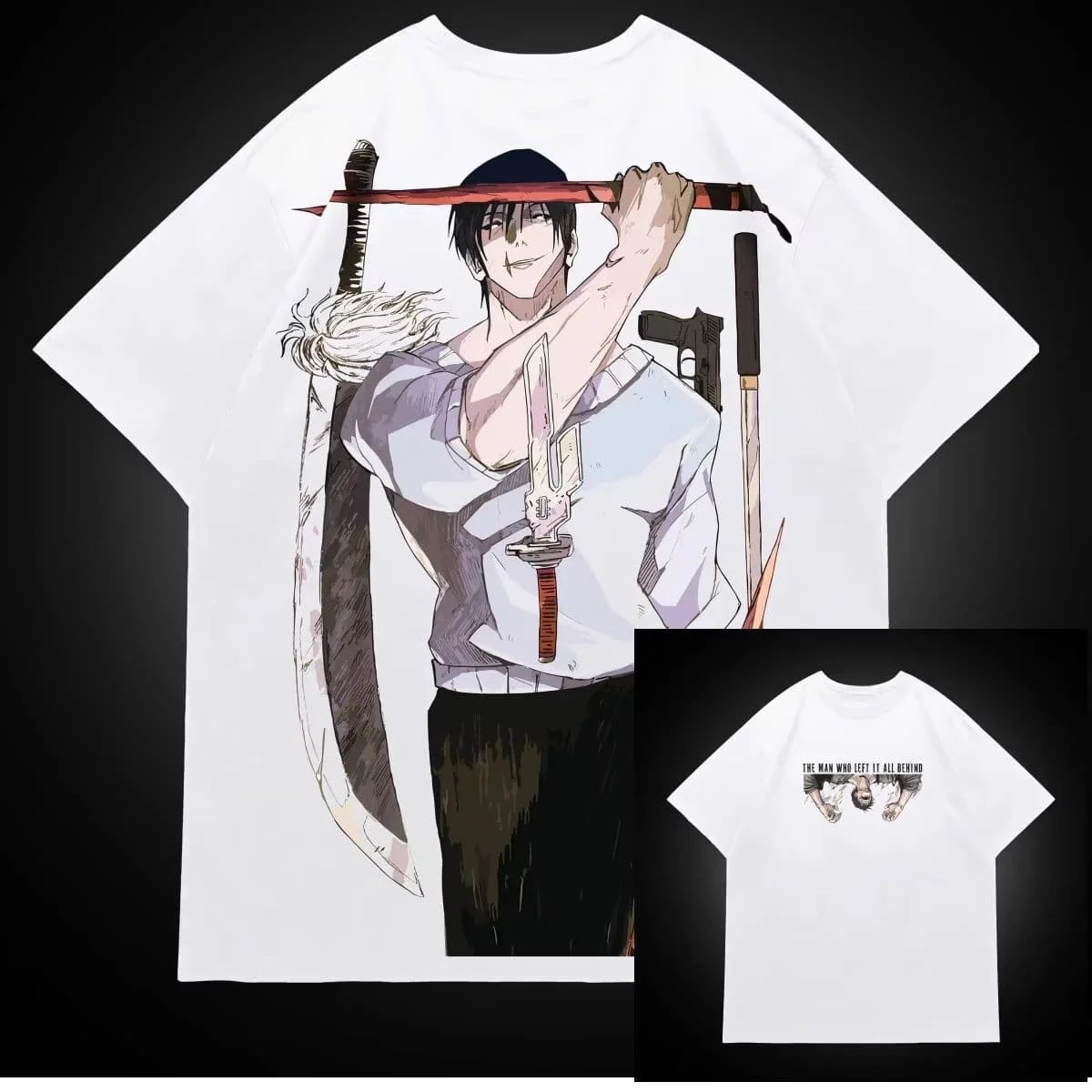 Hakari Immortal Gambler Jujutsu Kaisen Anime T-Shirt Cotton Graphic Tee Men Women Kids Summer Streetwear T‑Shirt view 3