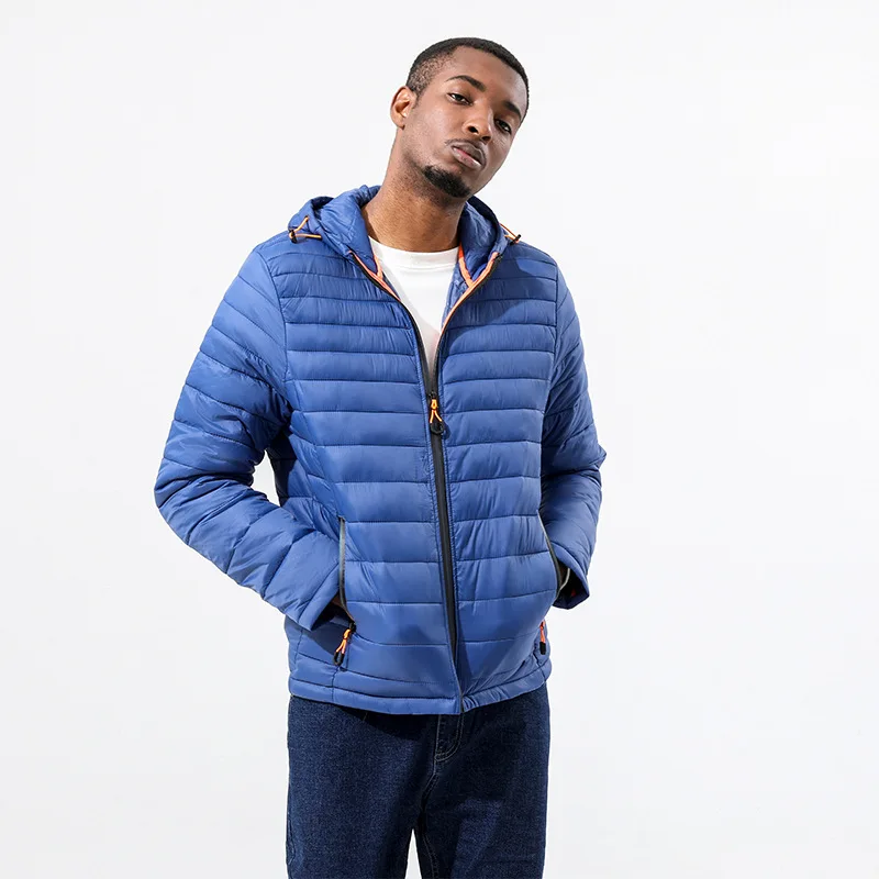 

Autumn and Winter Lightweight Cotton Parkas for Men Youth Male Casual Solid Color Jacket Waterproof Ski Man Parka Snow Clothing