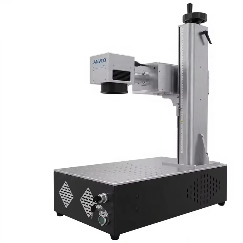 Custom 10W 355nm Online On-the-Fly UV Marker, Water Cooled Cold Marking Machine with Optional Water Cooling