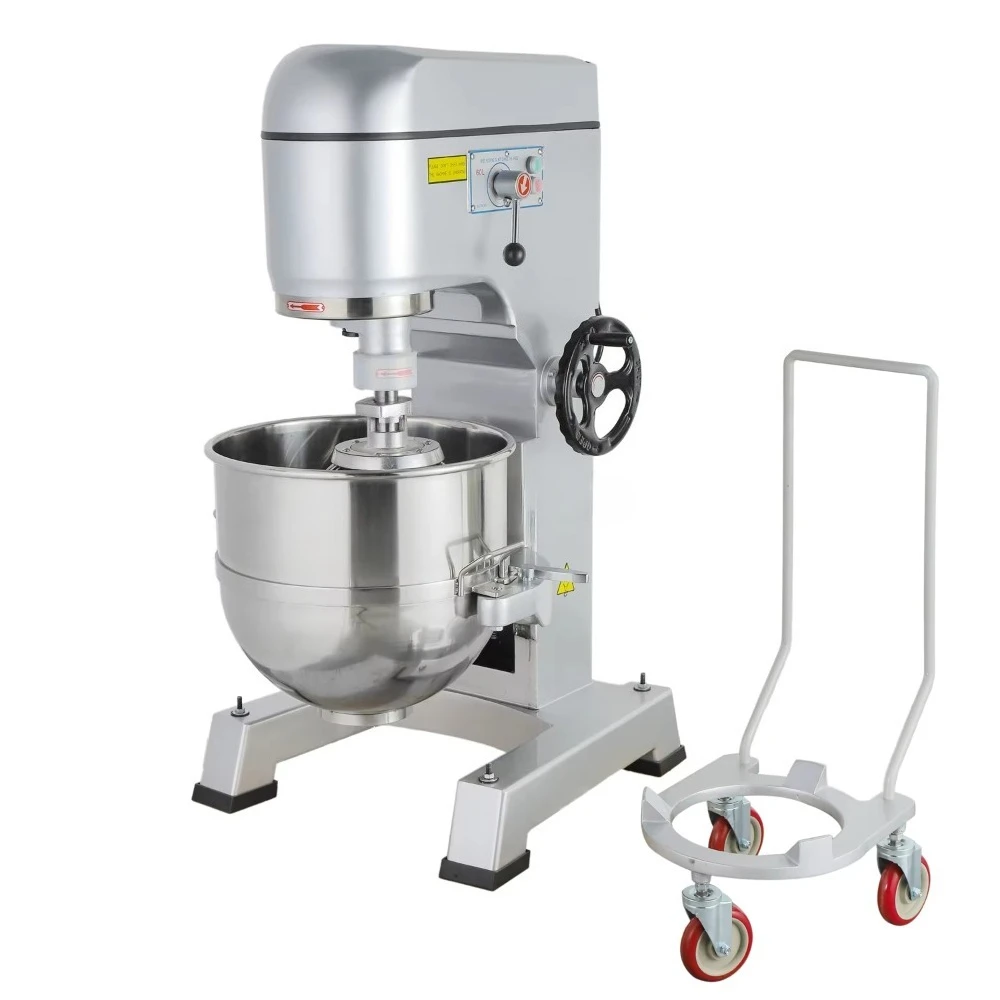 Industrial 60L 80L Stainless Steel Bread Dough Spiral Mixer High Production Big Dough Kneader Machine Electric Available for