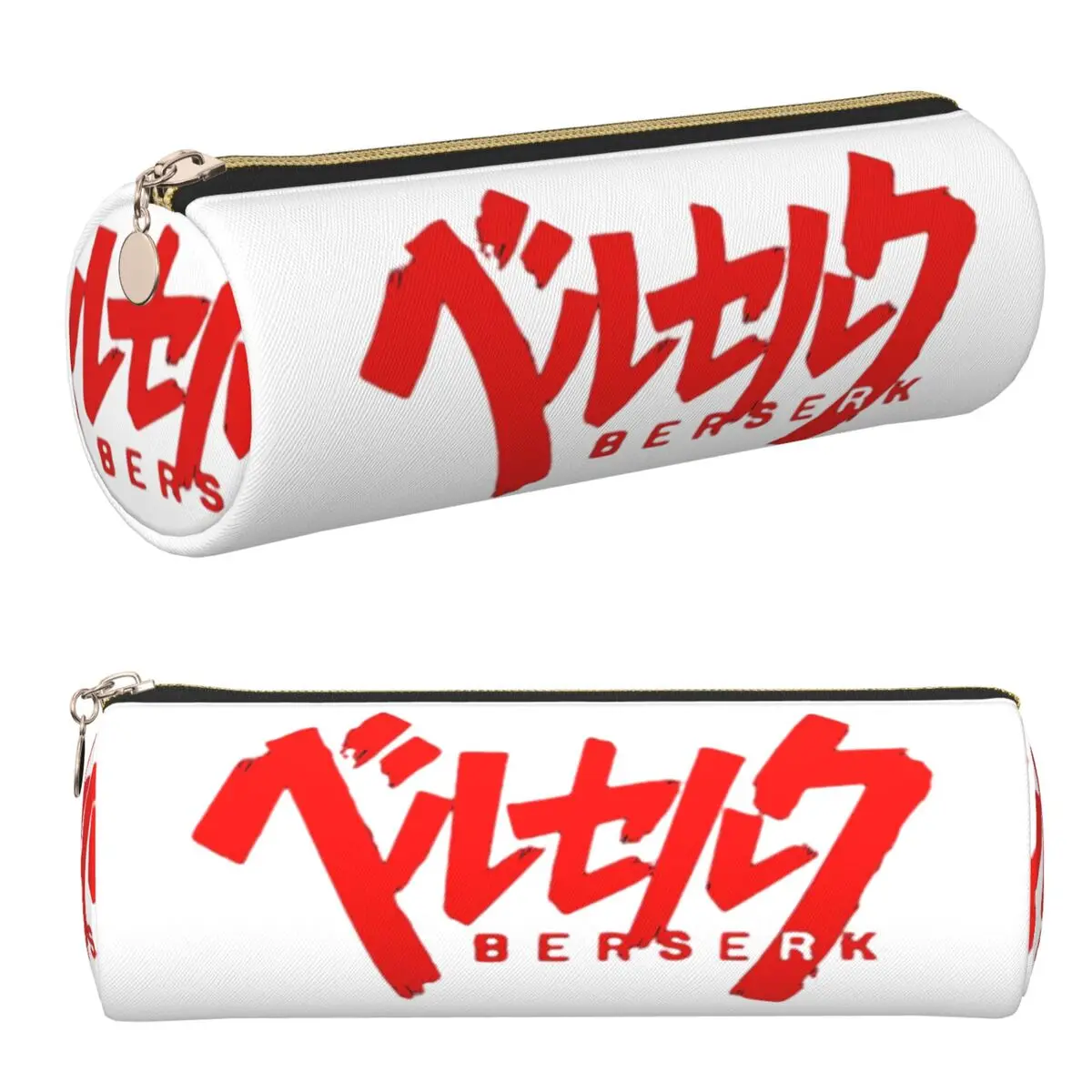Japanisches Anime-Berserk-Logo, Federmäppchen, Stiftetui, zylindrische Stiftbox, Bleistiftbeutel für die Schule