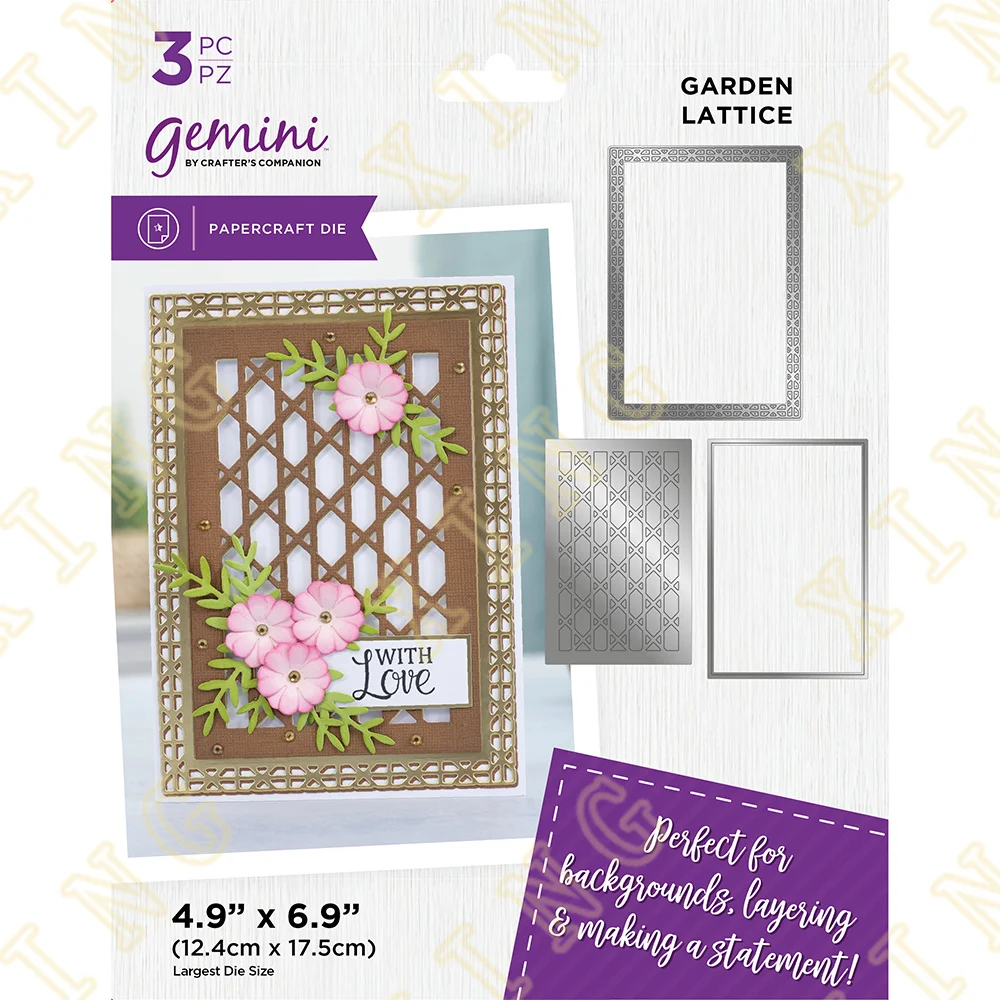 

Garden Lattice Metal Cutting Die Scrapbook Embossed Paper Card Album Craft Template Cut Die Stencils New for 2023 Arrival