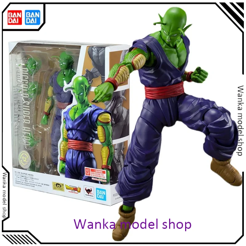 

Bandai Figure Dragon Ball Anime Figures SHF Piccolo Super Hero Collection Model Action Figure Toys For Boys Children's Gifts