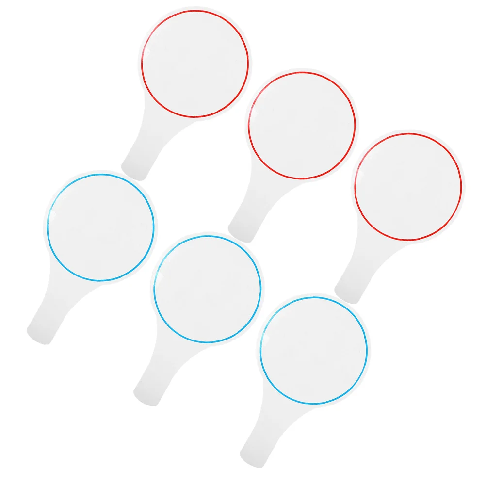 6 Pcs White Board Markers Dry Erase Score Practical Boards Mini Small Whiteboard Paddle