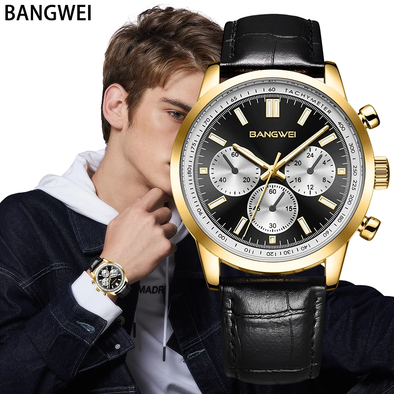 

LIGE Top Brand Luxury Quartz Man Watch Fashion Casual Sport Leather Watches for Men Waterproof Military Luminous Business Clocks