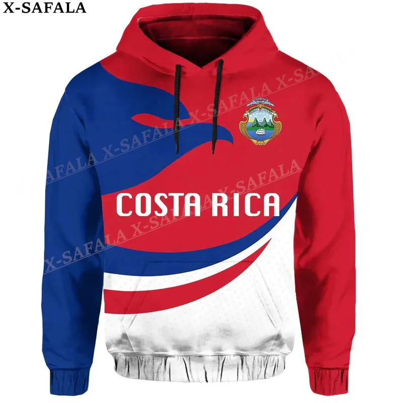 

Costa Rica Coat Of Arms Flag 3D Print Zipper Hoodie For Men Pullover Sweatshirt Hooded Jersey Tracksuit Outwear Coat Casual-3