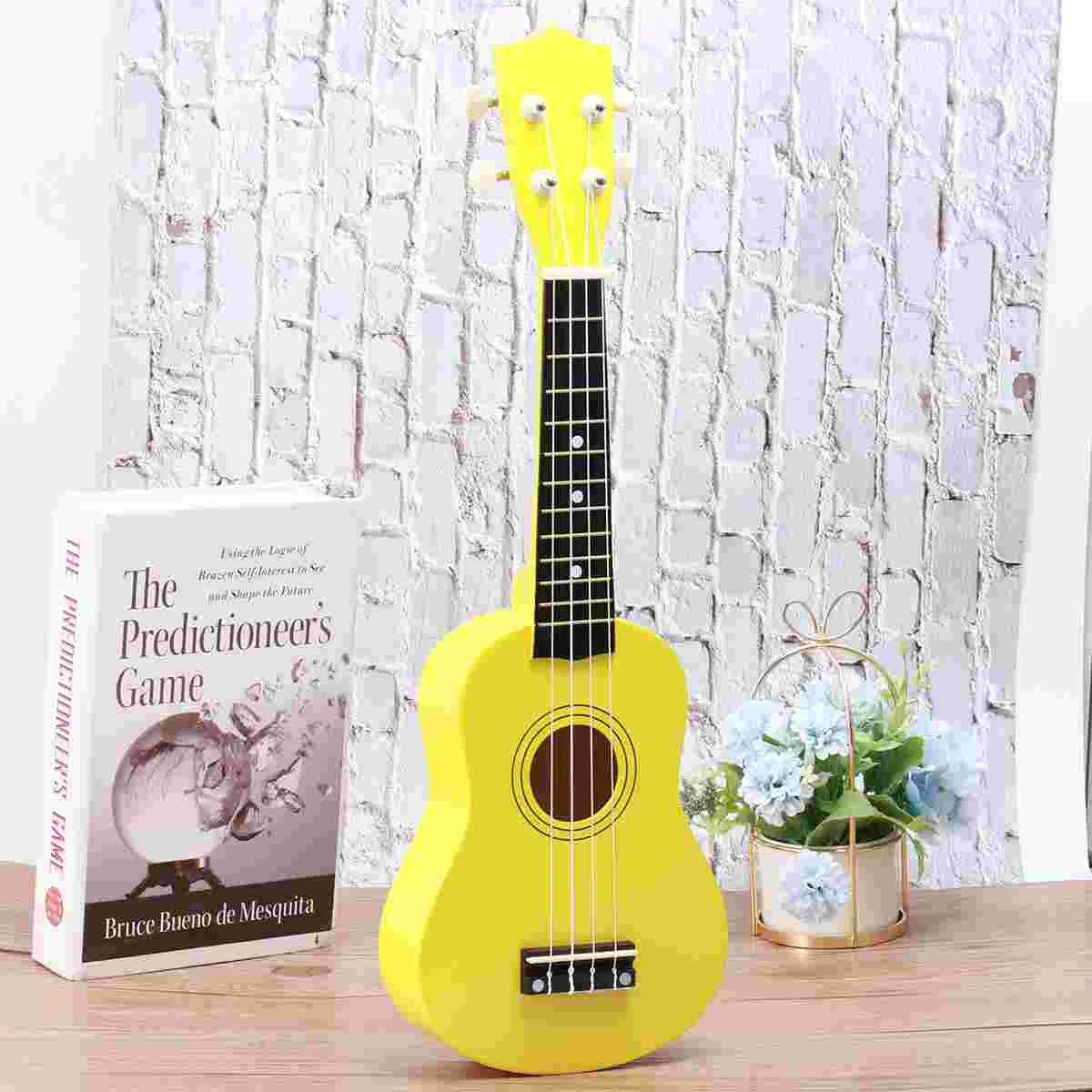 21 Inches Toy Vintage Style Acoustic Guitar Kids Instrument Mini Simulated Music Wooden Child