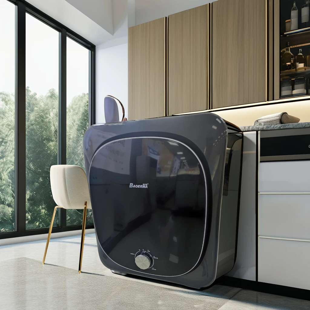 Compact Automatic Electric Tumble Dryer Portable Household Clothes Drying Machine