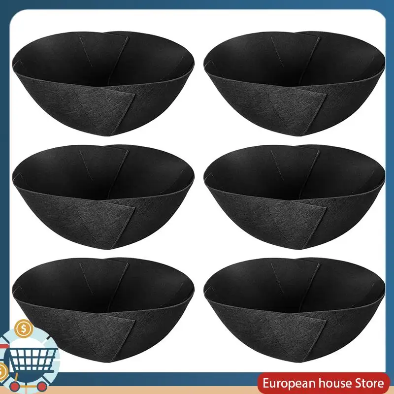 

ABFA 14-дюймовая тканевая подкладка для корзины для цветочных горшков, фетровые вкладыши для цветочных горшков для сада, настенный подвесной горшок