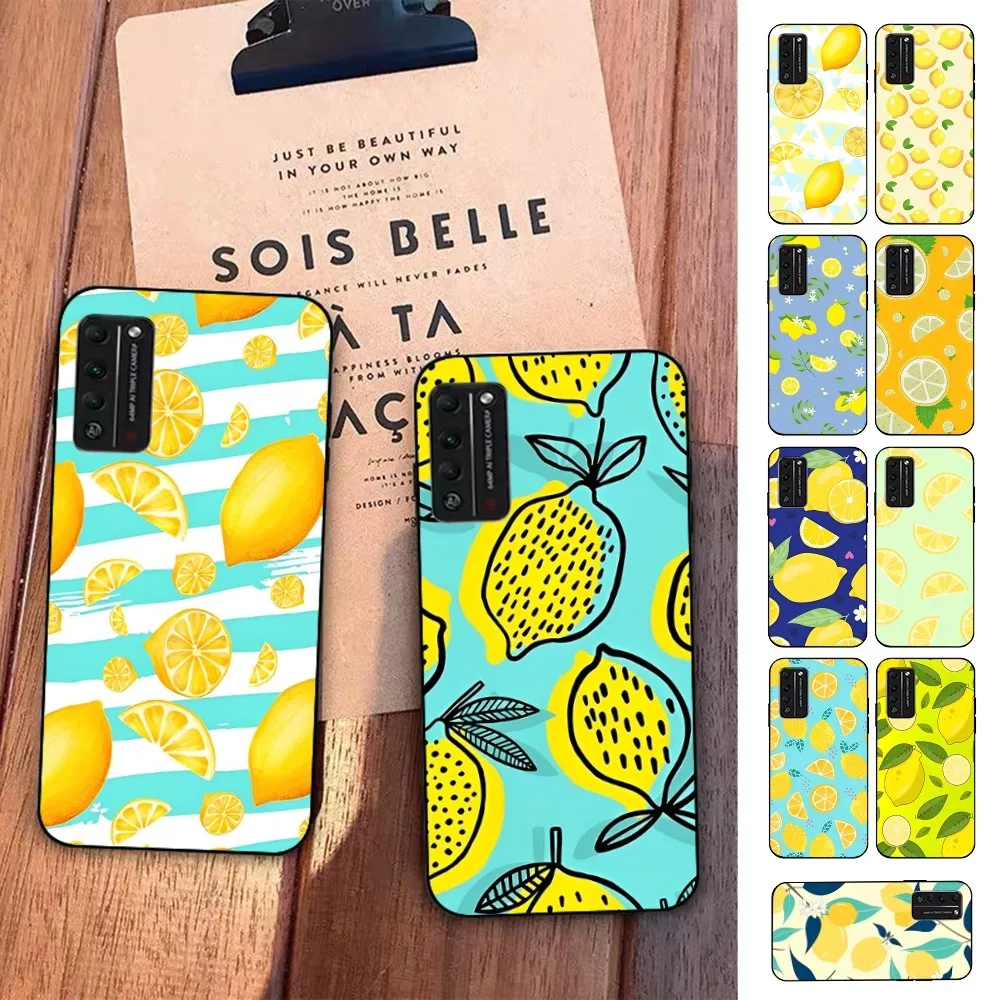 Fruit lemon Phone Case For Huawei Honor 10 lite 9 20 7A pro 9X pro 30 pro 50 pro 60 pro 70 pro plus