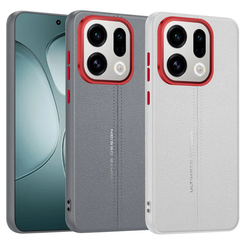 Leather mid-line Ultimate design phone case For OPPO Find X9 Pro