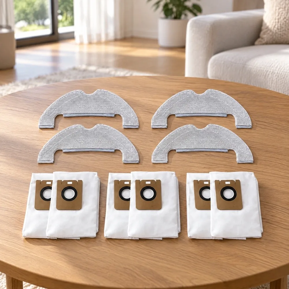 1set Dust Bag & Mop Pad Leak-Proof Self-Sealing High Capacity For Dreame Z10Pro Robot Vacuums Cleaner Home Cleaning Accessories