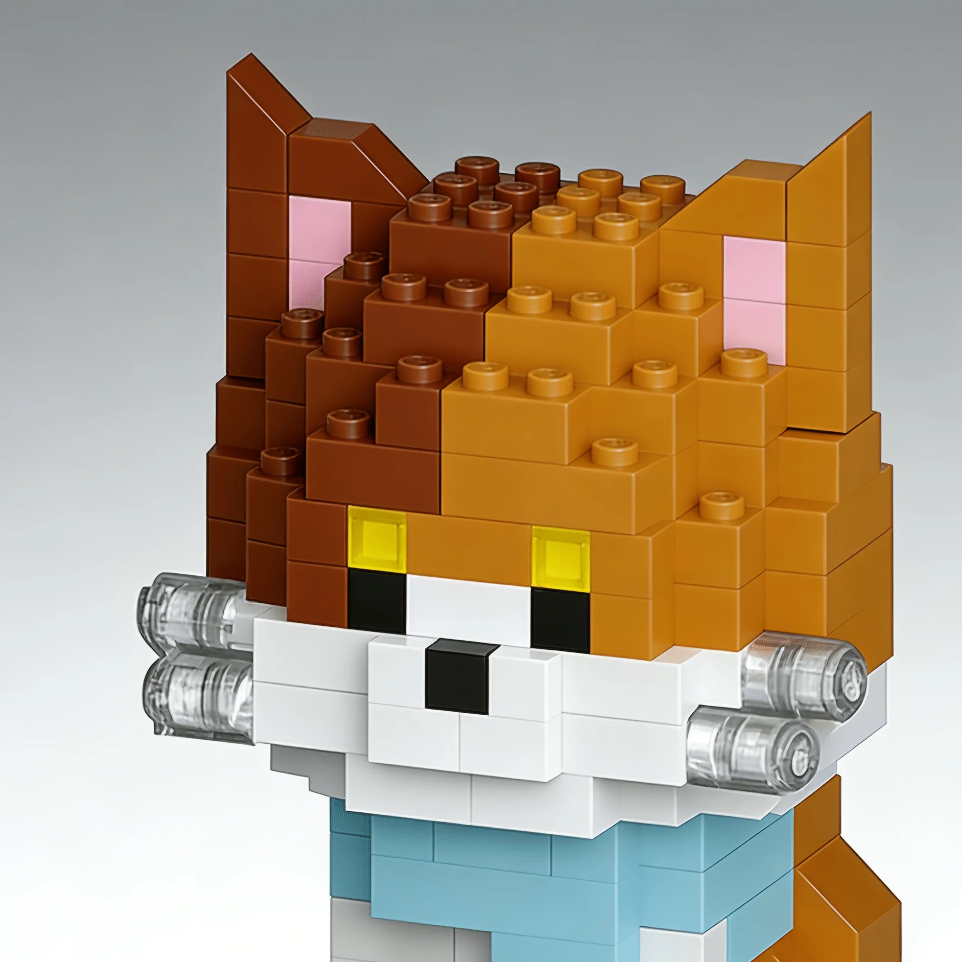 Cute Kitten Building Blocks Set of 6 Pieces, Including Orange Cats, Gray and White Tabby Cats, and Other Six Different Building Block Models, Various Cute Pet Building Blocks/Animal Models/Desktop Decorations/Pet Models, Fun Children's Gifts, Bright Colors and Full of Creativity Relieve Irritability, Let Children Learn While Playing, and Promote Parent-Child Interaction. Ideal for Children's Parties, Birthdays, Christmas, Halloween, and New Year Gifts.