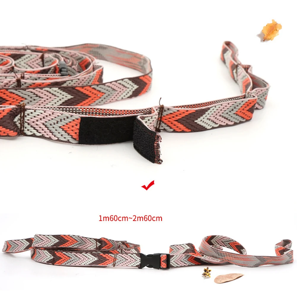 

1pc Tent Rope Strap Camping Accessories Colorful Printed Lanyard Outdoor Clothesline Lamp Hanging Durable for Travel