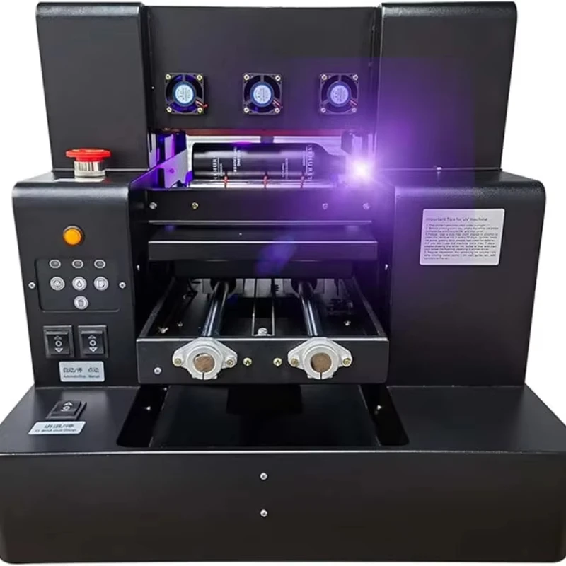 طابعة SIHAO UV A3 A4 DTF UV طابعة UV LED النافثة للحبر USB 5760x1440 ديسيبل متوحد الخواص مع دوران للزجاجات/الورق/حافظة الهاتف/PVC