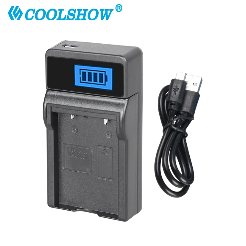 EN-EL5 EN EL5 Battery Charger For Nikon Coolpix P4 P80 P90 P100 P500 P510 P520 P530 P7900 P6000 3700 Camera  Accessories