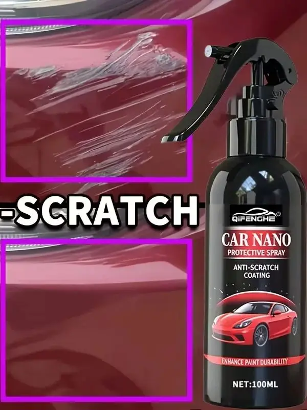 Auto Nano-Beschichtungsspray-Set, Kratzfestes Schutzmittel mit Mikrofasertuch, Hydrophobe Lackschutzschicht für Autoglanz & -schutz – Detail 7