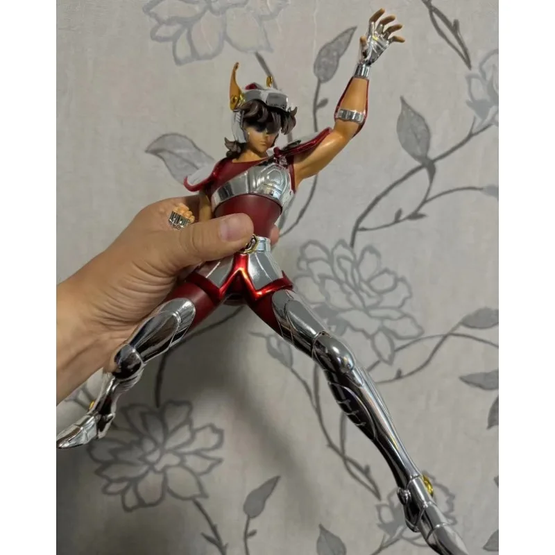 

Новинка 1/6, гальваническое золотое покрытие Saint Seiya, миф, Пегас V1, цветная полимерная статуя 27 см, фигурка, украшение, коллекция игрушек