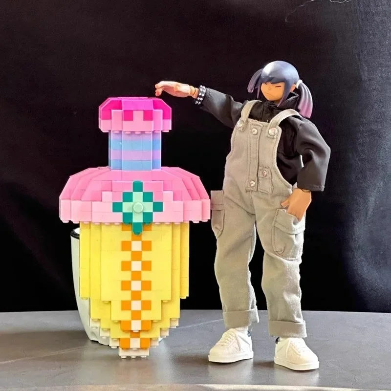 

Children's Puzzle Carrot Knife Building Blocks Swords Hammers Weapons Models Assembly Toys DIY Model Adult Child Birthday Gift