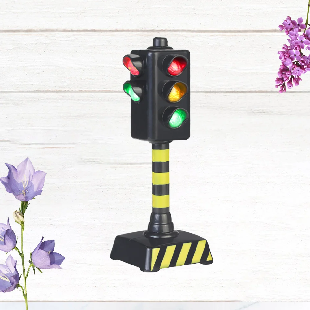 

2PCS Mini Signal Light Model Toy Simulated Traffic Light Toy Imitation Road Scene Props Traffic Safety Education Toy Early