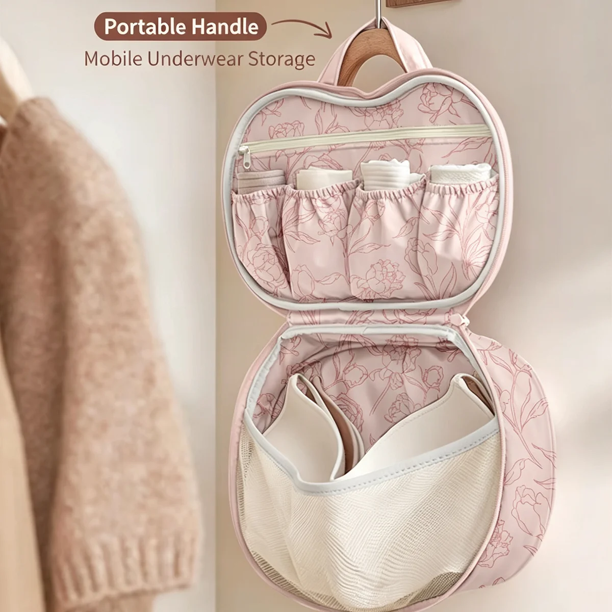New Underwear Storage Bag Travel Close-fitting Clothing Storage Bag Bra Underwear Socks Finishing Bag Portable and Ultra-light view 5