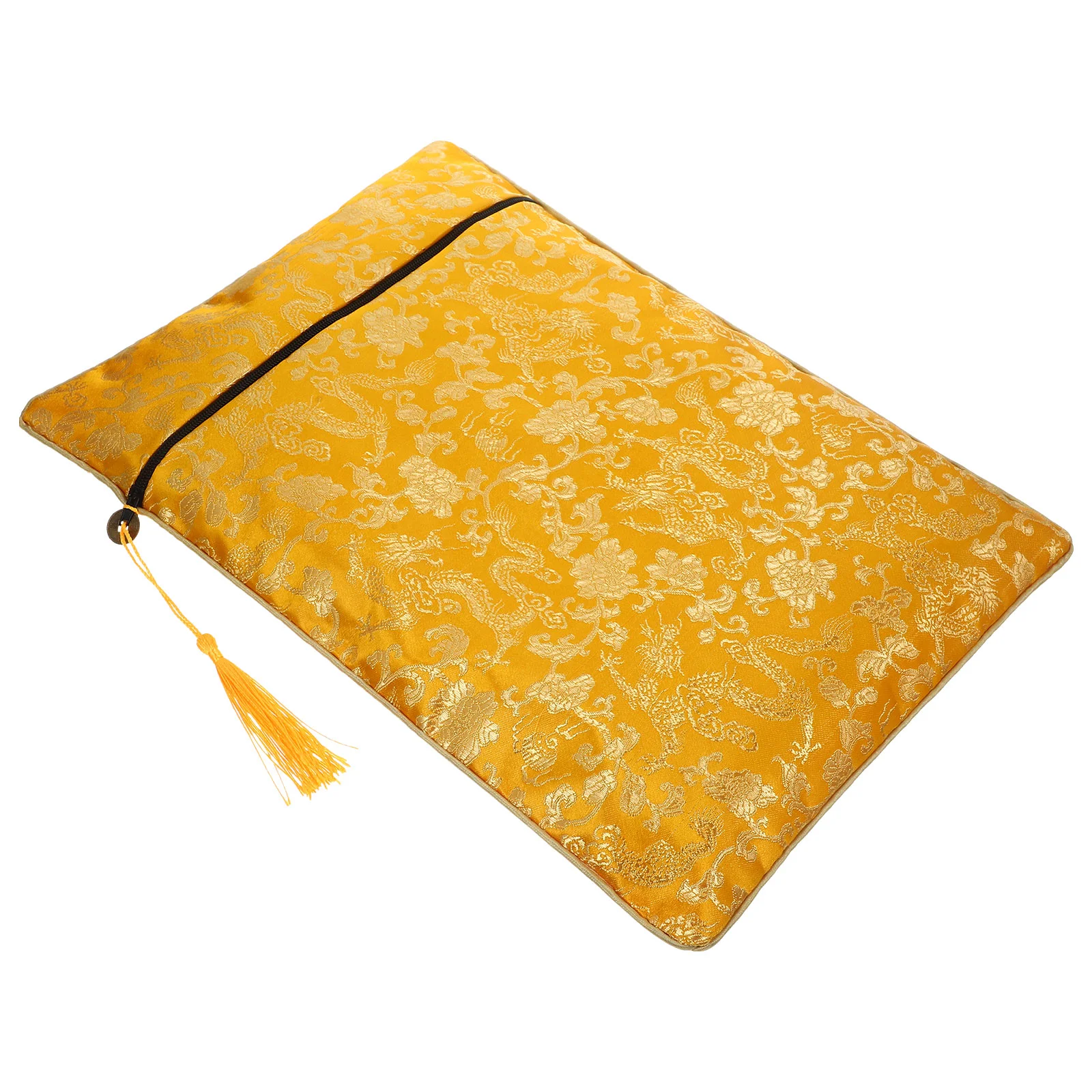 

24x34cm Zipper Book Bag Large Capacity Pen Case Decorative Stationery Bag Portable Books Storage Pencil ganizer